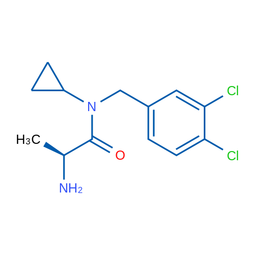 (S)-2-Amino-N-cyclopropyl-N-(3,4-dichlorobenzyl)propanamide 1g