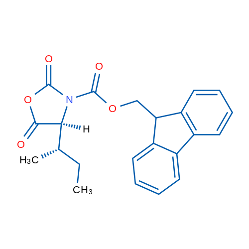 (S)-(9H-Fluoren-9-yl)methyl 4-((S)-sec-butyl)-2,5-dioxooxazolidine-3-carboxylate 5g