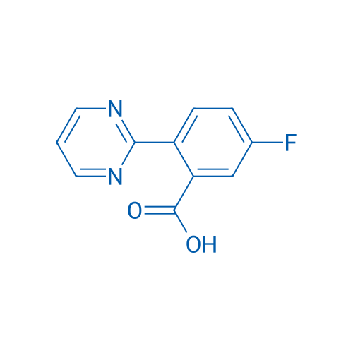 5-Fluoro-2-(pyrimidin-2-yl)benzoic acid 250mg