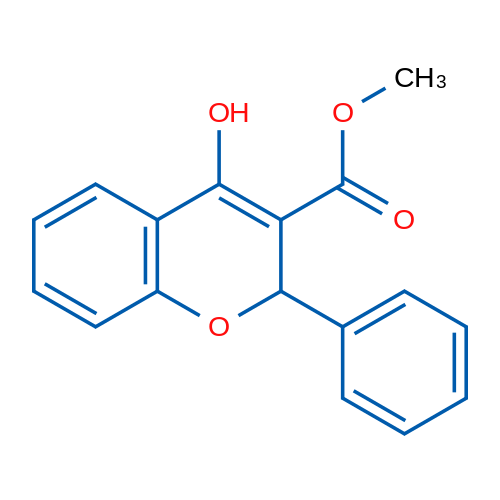 Methyl 4-hydroxy-2-phenyl-2H-chromene-3-carboxylate 1g