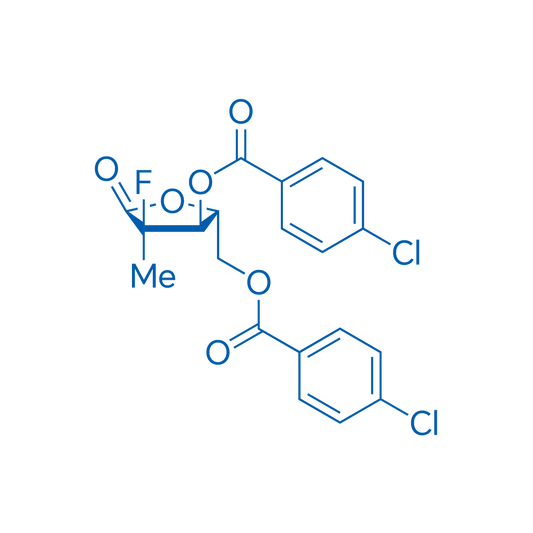 ((2R,3R,4R)-3-((4-Chlorobenzoyl)oxy)-4-fluoro-4-methyl-5-oxotetrahydrofuran-2-yl)methyl 4-chlorobenzoate 100mg
