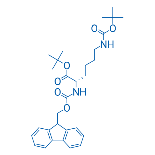 (S)-tert-Butyl 2-((((9H-fluoren-9-yl)methoxy)carbonyl)amino)-6-((tert-butoxycarbonyl)amino)hexanoate 250mg