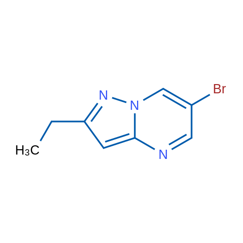 6-Bromo-2-Ethylpyrazolo[1,5-a]pyrimidine 250mg