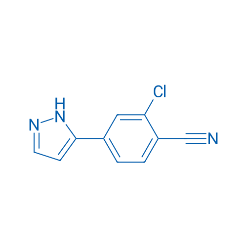 2-Chloro-4-(1H-pyrazol-5-yl)benzonitrile 1g