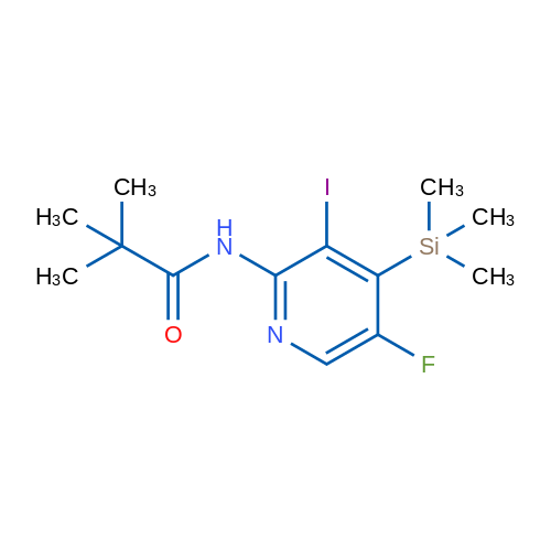 N-(5-Fluoro-3-iodo-4-(trimethylsilyl)pyridin-2-yl)pivalamide 1g