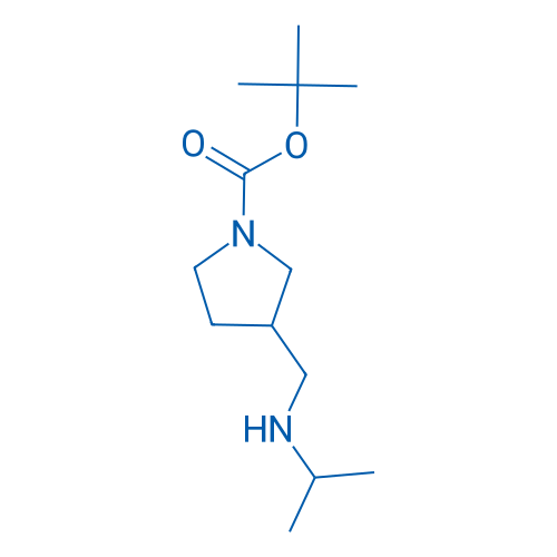 tert-Butyl 3-((isopropylamino)methyl)pyrrolidine-1-carboxylate 250mg