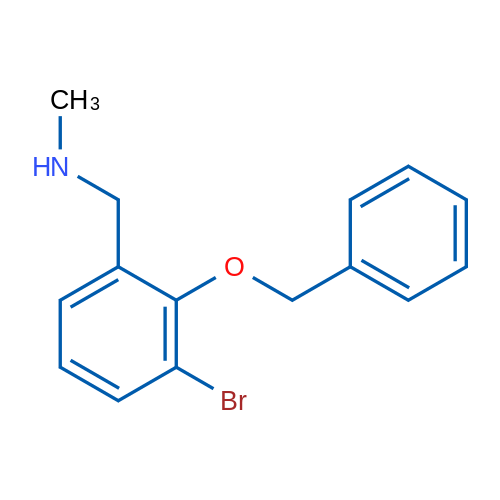 {[2-(benzyloxy)-3-bromophenyl]methyl}(methyl)amine 1g