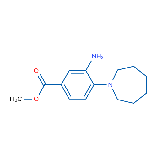 Methyl 3-amino-4-(azepan-1-yl)benzoate 1g