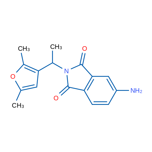 5-Amino-2-[1-(2,5-dimethylfuran-3-yl)ethyl]-2,3-dihydro-1H-isoindole-1,3-dione 1g
