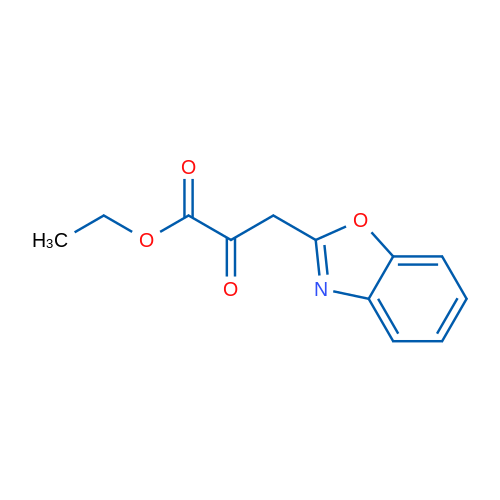 Ethyl 3-(benzo[d]oxazol-2-yl)-2-oxopropanoate 1g