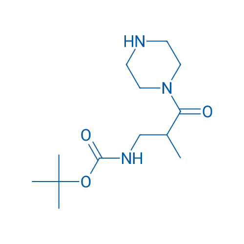 tert-Butyl (2-methyl-3-oxo-3-(piperazin-1-yl)propyl)carbamate 1g