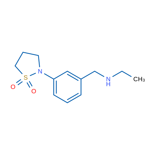 2-{3-[(ethylamino)methyl]phenyl}-1,2-thiazolidine-1,1-dione 1g