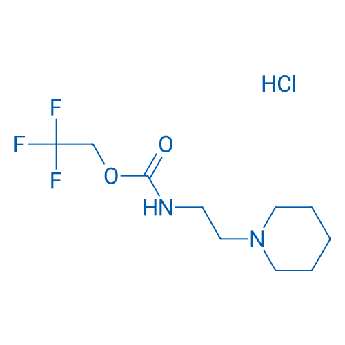 2,2,2-Trifluoroethyl N-[2-(piperidin-1-yl)ethyl]carbamate hydrochloride 50mg
