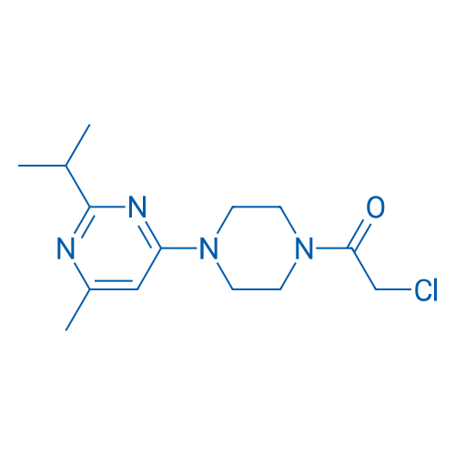 2-Chloro-1-{4-[6-methyl-2-(propan-2-yl)pyrimidin-4-yl]piperazin-1-yl}ethan-1-one 1g