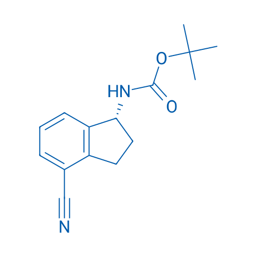(R)-tert-Butyl (4-cyano-2,3-dihydro-1H-inden-1-yl)carbamate 100mg