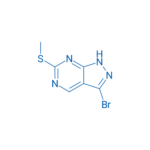3-Bromo-6-(methylthio)-1H-pyrazolo[3,4-d]pyrimidine 5g