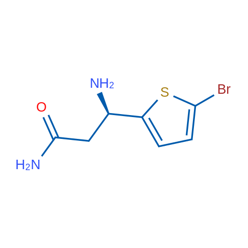 (3R)-3-amino-3-(5-bromothiophen-2-yl)propanamide 1g