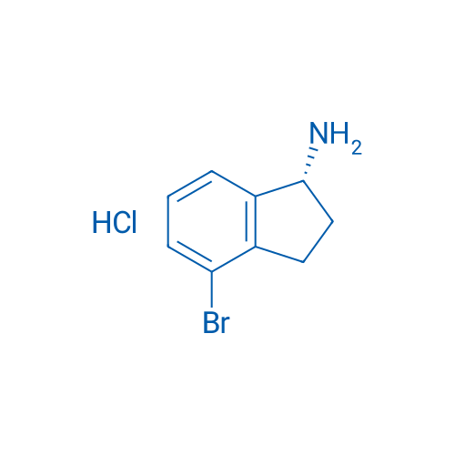 (R)-4-Bromo-2,3-dihydro-1H-inden-1-amine hydrochloride 1g