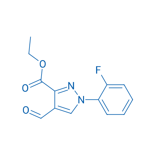 Ethyl 1-(2-fluorophenyl)-4-formyl-1H-pyrazole-3-carboxylate 1g