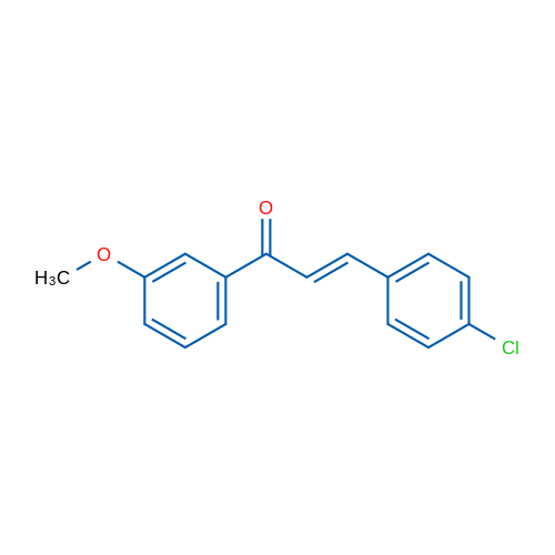 (2E)-3-(4-Chlorophenyl)-1-(3-methoxyphenyl)prop-2-en-1-one 1g