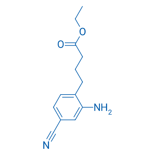 Ethyl 4-(2-amino-4-cyanophenyl)butanoate 100mg