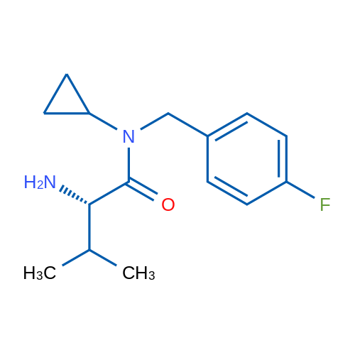 (S)-2-Amino-N-cyclopropyl-N-(4-fluorobenzyl)-3-methylbutanamide 1g
