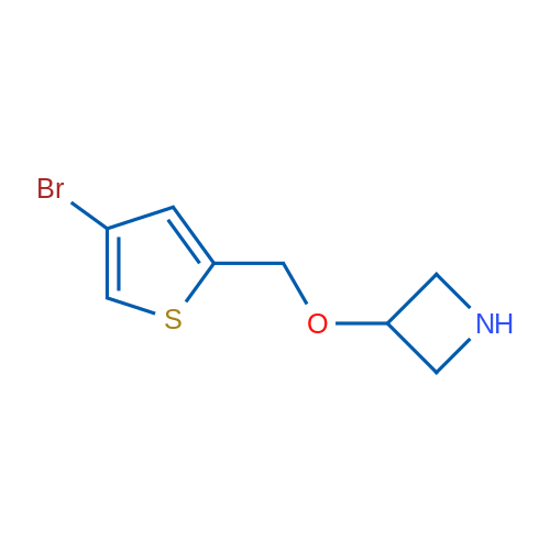 3-[(4-Bromothiophen-2-yl)methoxy]azetidine 1g