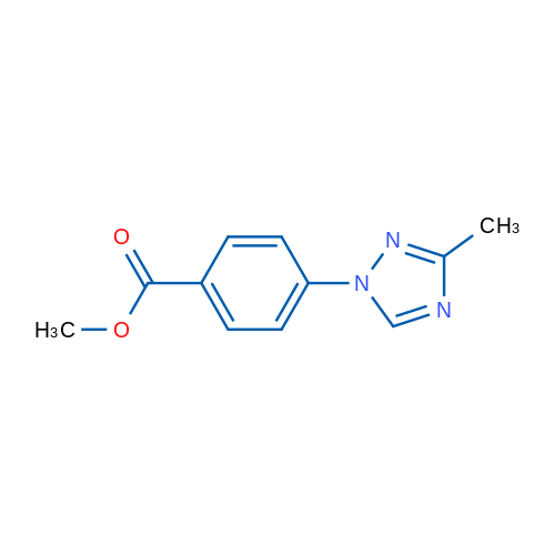 MEthyl 4-(3-methyl-1h-1,2,4-triazol-1-yl)benzoate 250mg