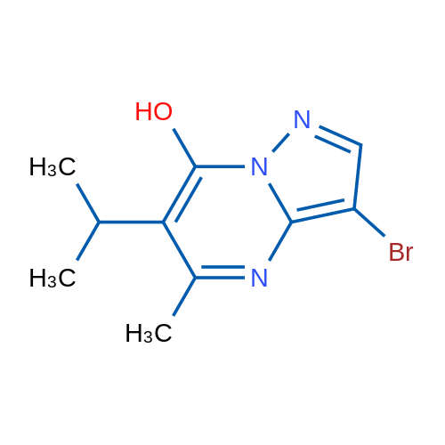3-Bromo-5-methyl-6-(propan-2-yl)pyrazolo[1,5-a]pyrimidin-7-ol 1g