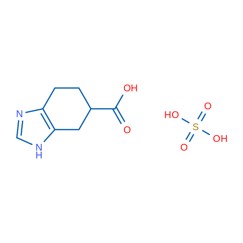 4,5,6,7-Tetrahydro-1H-benzo[d]imidazole-6-carboxylic acid compound with sulfuric acid (1:1) 250mg