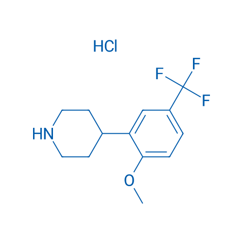 4-(2-Methoxy-5-(trifluoromethyl)phenyl)piperidine hydrochloride 1g