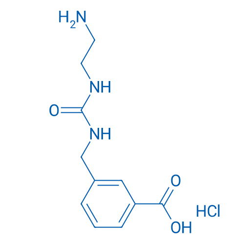 3-((3-(2-Aminoethyl)ureido)methyl)benzoic acid hydrochloride 250mg
