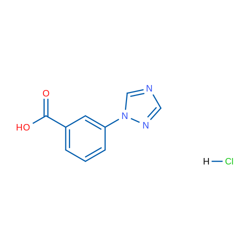 3-(1H-1,2,4-Triazol-1-yl)benzoic acid hydrochloride 1g