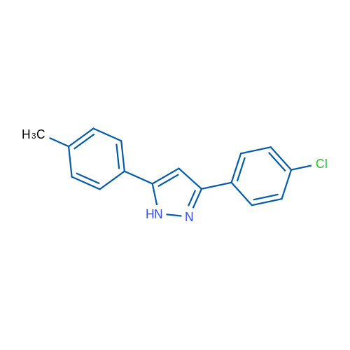 3-(4-Chlorophenyl)-5-(p-tolyl)-1H-pyrazole 1g