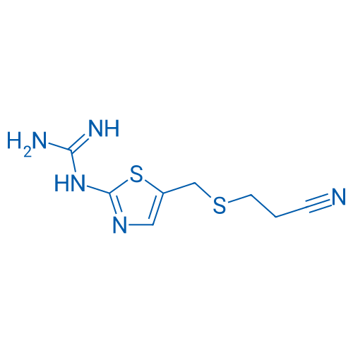 1-(5-(((2-Cyanoethyl)thio)methyl)thiazol-2-yl)guanidine 10g