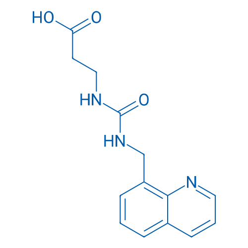 3-(3-(Quinolin-8-ylmethyl)ureido)propanoic acid 1g