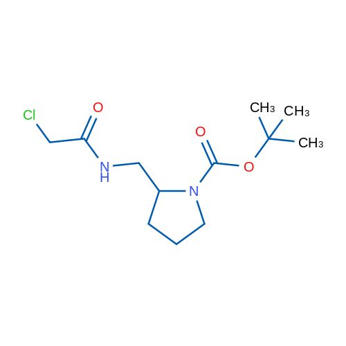 tert-Butyl 2-((2-chloroacetamido)methyl)pyrrolidine-1-carboxylate 1g