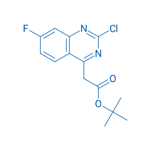 tert-Butyl 2-(2-chloro-7-fluoroquinazolin-4-yl)acetate 1g