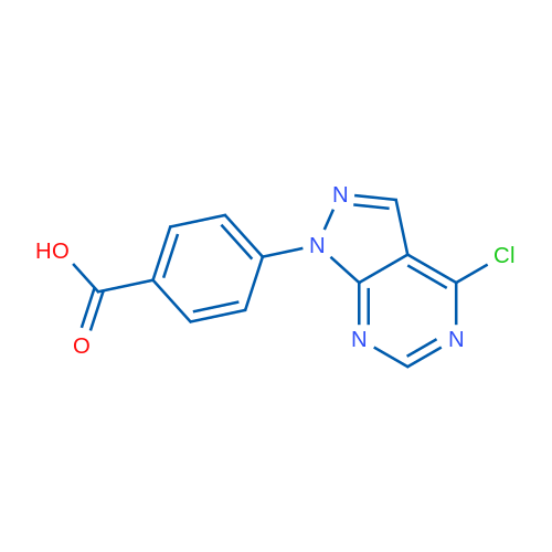 4-(4-Chloro-1H-pyrazolo[3,4-d]pyrimidin-1-yl)benzoic acid 1g