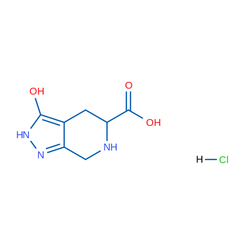 3-Hydroxy-4,5,6,7-tetrahydro-2H-pyrazolo[3,4-c]pyridine-5-carboxylic acid hydrochloride 1g