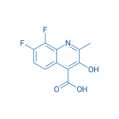 7,8-Difluoro-3-hydroxy-2-methylquinoline-4-carboxylic acid 250mg