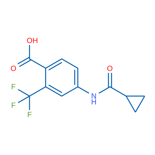4-(Cyclopropanecarboxamido)-2-(trifluoromethyl)benzoic acid 5g