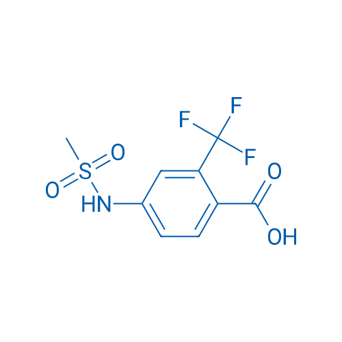 4-(Methylsulfonamido)-2-(trifluoromethyl)benzoic acid 1g