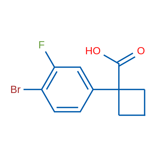 1-(4-Bromo-3-fluorophenyl)cyclobutane-1-carboxylic acid 1g