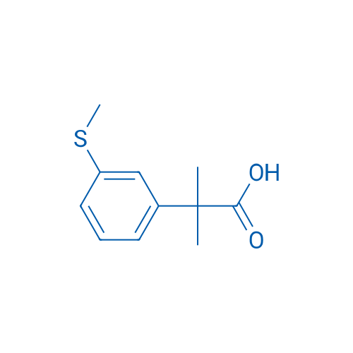 2-Methyl-2-[3-(methylsulfanyl)phenyl]propanoic acid 1g