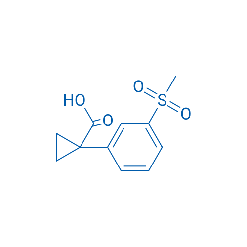 1-(3-(Methylsulfonyl)phenyl)cyclopropane-1-carboxylic acid 1g