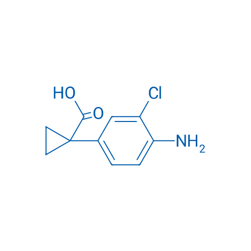 1-(4-Amino-3-chlorophenyl)cyclopropanecarboxylic acid 250mg