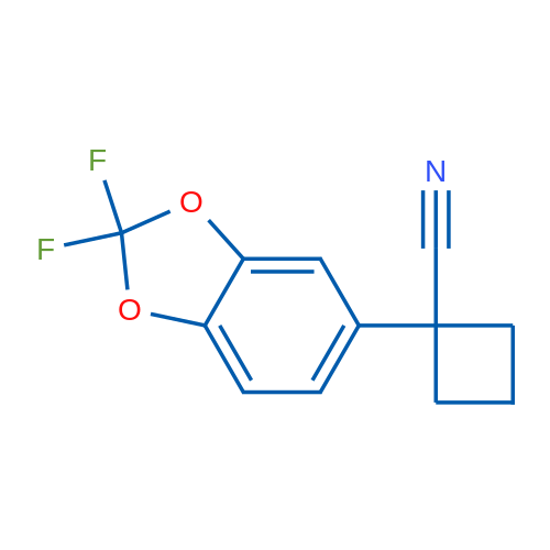 1-(2,2-Difluorobenzo[d][1,3]dioxol-5-yl)cyclobutane-1-carbonitrile 250mg