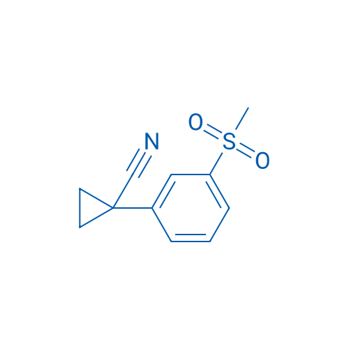 1-(3-(Methylsulfonyl)phenyl)cyclopropane-1-carbonitrile 250mg