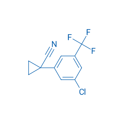 1-(3-Chloro-5-(trifluoromethyl)phenyl)cyclopropane-1-carbonitrile 250mg
